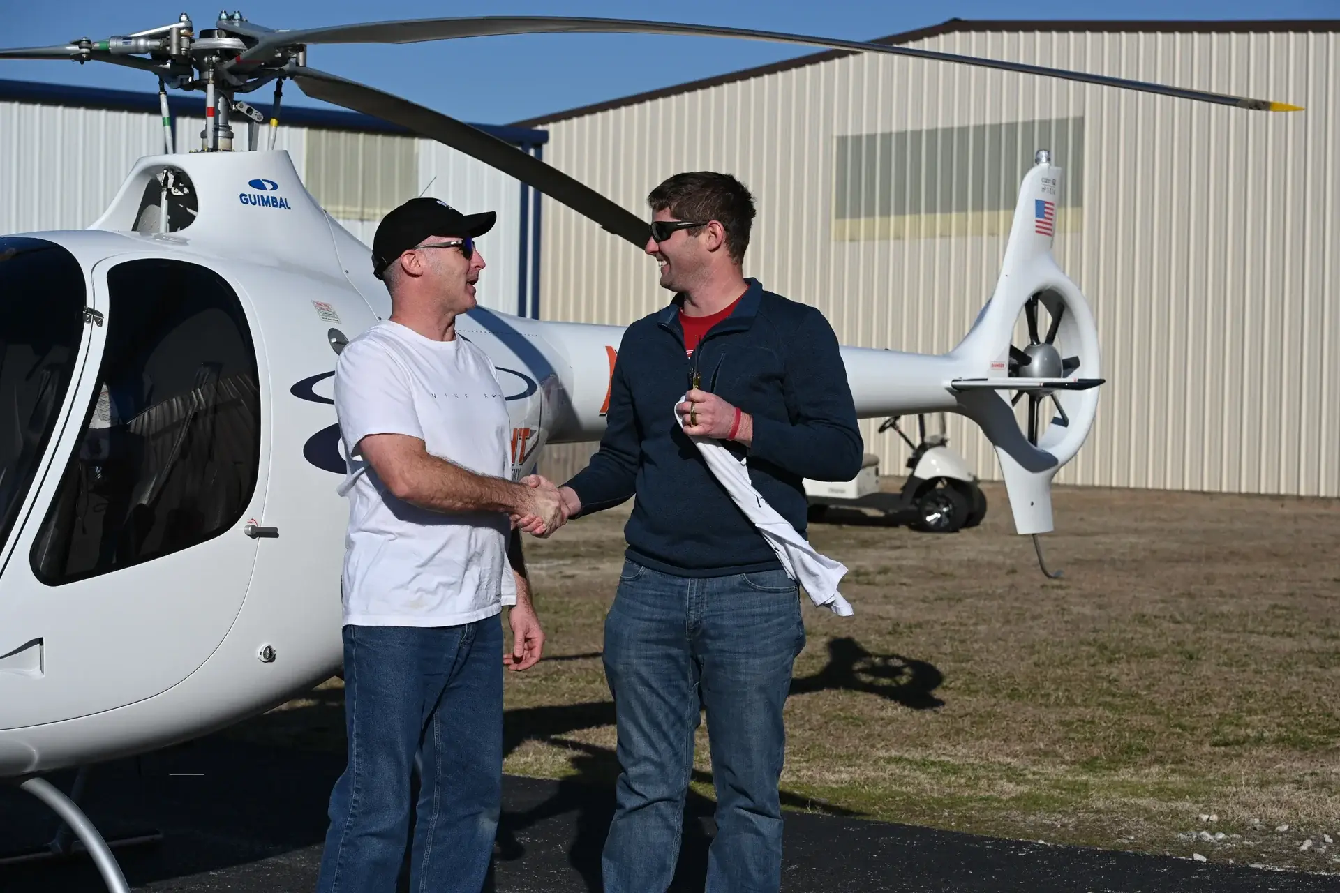 TruFlight student after completing helicopter pilot training